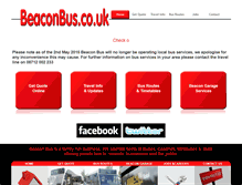 Tablet Screenshot of beaconbus.co.uk